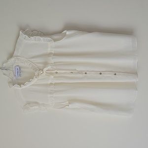 Highline Collective Women's Sleeveless Cream Blouse- Size XL- New!